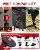 Picture of IFOOTAGE Cobra 3 Base,10" Desktop Tripod,Mini Tripod Base,Small Tripod Camera for Monopod,Monitor,Phone Holder Clip,Mini Ball Head,LED Flash,1/4"&3/8" Automatic Switching Screw,Load up to 17.64lb/8kg