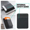 Picture of Slipdrive - Portable Hard Drive Sleeve for Laptop - HDD Hard Disk Drive - Reusable Adhesive - 5.5” x 4.5” Stick on External Hard Drive Carrying Case - Travel Pocket Pouch (Large, Black)