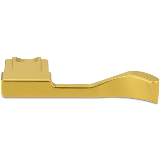 Picture of Haoge THB-XVG Metal Thumb Up Rest Hand Grip for Fujifilm X100VI Fujinon X100V Camera Accessories Gold Hot Shoe Thumb Up