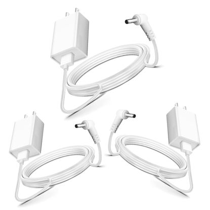Picture of 3-Pack Indoor/Outdoor Power Adapter Charger for Ring Stick Up Cam Plug-in/Ring Stick Up 2nd Gen & & Spotlight Cam,Ring Pan Tilt Stick Up Camera Plug in Charging Cord Cable (4m/13.2ft) White