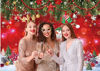 Picture of CYLYH 7x5ft Merry Christmas Backdrop Banner Red Christmas Snowman Banner Party Decorations Xmas Holiday Happy New Year Background Decor