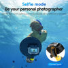 Picture of TELESIN Waterproof Dome Port for DJI Action 5 Pro Action 4 3 Camera, Underwater Housing Case w Floating Handle Grip Wrist Strap Dive Diving Snorkeling Accessories