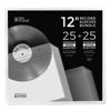 Picture of BIG FUDGE Vinyl Record Inner & Outer Sleeve Bundle - 12" x 25pcs High-Density Polypropylene Outer Sleeve Album Covers & 12" x 25pcs Archival Anti-Static Rice Paper LP Inner Sleeves