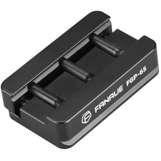 Picture of FANAUE FGP-65 Picatinny Arca-Swiss Compatible Rail Plate with Anti-Slip Slot, CNC Machined Aluminum,Tripod Dovetail Adapter Mount