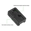 Picture of FANAUE FGP-65 Picatinny Arca-Swiss Compatible Rail Plate with Anti-Slip Slot, CNC Machined Aluminum,Tripod Dovetail Adapter Mount