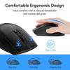 Picture of AUSDOM Wireless Mouse for Laptop - Computer Mouse with 2.4G USB Mini Receiver, 1600 DPI Optical Tracking, Cordless Portable Computer Mice for PC, Mac, Notebook, Black