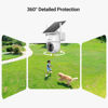 Picture of ANSQUE 2K Security Cameras Wireless Outdoor, Add-On Camera, Up to 4 Cameras Connected to 1 Homebase, Solar Powered, 365-Day Battery Life, 360°PTZ Auto Tracking