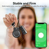 Picture of Waterproof AirTag Keychain Holder - 4 Pack Air Tag Shockproof Lock Case with Wire Cable for Apple AirTags, Ultra Durable Anti-Lost Protective Case with Keyring for Luggage, Backpack, Pet (Black)