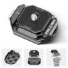 Picture of ULANZI F38 Multi-Hole Camera Quick Release Plate Kit, w 1/4" to 3/8" Screw Thread, Quick Release System QR Plate Camera Tripod Mount Adapter for Sony Canon Monopod DSLR Stabilizer Slider DJI