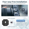 Picture of ULANZI F38 Multi-Hole Camera Quick Release Plate Kit, w 1/4" to 3/8" Screw Thread, Quick Release System QR Plate Camera Tripod Mount Adapter for Sony Canon Monopod DSLR Stabilizer Slider DJI