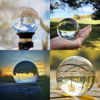 Picture of Besnfoto Crystal Ball Photography 90mm K9 Clear Lens Ball Sphere with Mini Tripod Base Stand Decorative Glass Props Ball with Padded Shockproof Sleeve Bag