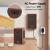 Picture of 40W Computer Speakers,2.0 AC Powered Wooden PC Speakers with Strong Bass,7.28" X 2 AC Powered AUX /Bluetooth Bookshelf Speakers with USB Input for DSP Multimedia Speaker, Wooden Speaker for Laptop,PC