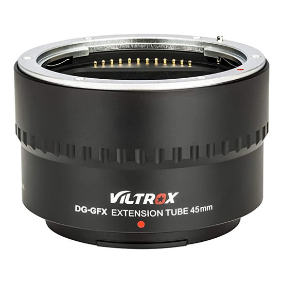 Picture of VILTROX Macro Extension Tube DG-GFX 45mm Auto-Focus Extender Tube Adapter Ring Compatible with Fuji G-Mount Medium Format Lens for G-Mount Fujifilm Camera GFX 50S/50R