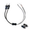 Picture of RECOIL RCA-S Speaker Wire to RCA Adapter with RCA Female to Female Coupler (Pair)