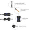 Picture of RECOIL RCA-S Speaker Wire to RCA Adapter with RCA Female to Female Coupler (Pair)