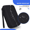 Picture of Hard Travel Electronic Organizer Case for MacBook Power Adapter Chargers Cables Power Bank Apple Magic Mouse Apple Pencil USB Flash Disk SD Card Hard Drive Waterproof Shockproof Carrying Bag, Black