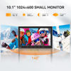 Picture of Eyoyo 10 inch Mini Monitor, 1024x600 Small Computer Monitor with HDMI VGA AV USB Input Security Monitor LCD PC Screen for Home, Office, POS Systems, Car