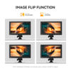 Picture of Eyoyo 10 inch Mini Monitor, 1024x600 Small Computer Monitor with HDMI VGA AV USB Input Security Monitor LCD PC Screen for Home, Office, POS Systems, Car