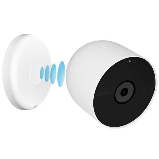Picture of UYODM Magnetic Wall Mounts Compatible with Google Nest Cam Outdoor or Indoor, Battery - 2nd Generation, Magnetic Replacement Base Plate for Google Nest Camera(Nest Cam Not Included)