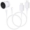 Picture of 2Pack Power Adapter Compatible with Google Nest Cam Outdoor or Indoor, Battery - 6.5ft/2m Weatherproof Outdoor Charger Cable Power Your Camera Continuously- White