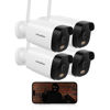Picture of LaView 4K Outdoor Security Cameras,8MP HD Cameras for Home Security with AI Human Detection,IP65 Waterproof,2-Way Talk,Clear Night Vision,2.4G WiFi,SD Card Slot&US Cloud Storage,Work with Alexa(4pcs)