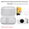 Picture of Elonbo Camera Carrying Case for KODAK Printomatic Digital Instant Print Camera, Portable Bluetooth Photo Printer Storage Holder Bag, Mesh Bag Fits Zink Photo Paper,MicroSD Card,USB Cable, Grey