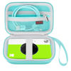 Picture of Elonbo Camera Carrying Case for KODAK Printomatic Digital Instant Print Camera, Portable Bluetooth Photo Printer Storage Holder Bag, Mesh Bag Fits Zink Photo Paper, MicroSD Card, USB Cable, Green
