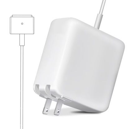 Picture of Replacement Mac Book Air Charger Replacement, AC 45W T-Tip for for 11 inch and 13 inch After Mid 2012