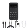 Picture of Voice Changer, Portable Sound Card Set, Equipped with a Converter and Headphones, can be Used to Change Voices and Sing, Suitable for Mobile Phones, Computers, Gaming, Live Streaming, and podcasts.
