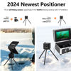 Picture of FishPRO Positioner for Underwater Fishing Camera - [Full-Aluminum] Tripod for Ice Fishing Camera Underwater, with 1/4" Tilt Mount, Remote & Manual Control, 2-Way 360° Rotating, Fit Ice Hole Max 9.5"