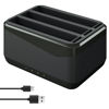 Picture of LP Insta 360 X4 Battery Charger Compatible with Insta360 X4 Battery Charger with USB Type-C Cable, 3-Slot Battery Charging Station with SD Card Storage Slot