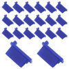 Picture of Auvotuis 20Pcs Silicone USB Port Cover, USB A Type Female Cover Plug Protector, Blue
