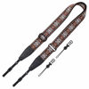 Picture of Padwa Lifestyle Adjustable Camera Strap - 1.5" Top Layer Cowhide Head Camera Straps for Photographers, Cotton Adjustable Neck Shoulder & Crossbody Strap Quick Release for All Cameras and Binoculars