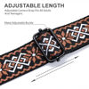 Picture of Padwa Lifestyle Adjustable Camera Strap - 1.5" Top Layer Cowhide Head Camera Straps for Photographers, Cotton Adjustable Neck Shoulder & Crossbody Strap Quick Release for All Cameras and Binoculars