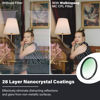 Picture of Walking Way 43mm Circular Polarizing Filter Ultra-Slim MC CPL Filter Optical Glass Circular Polarizer Filter for Camera Lens