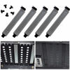 Picture of AUEAR, 10 Pack Black PCI Slot Cover Hard Steel Filter Blanking Plate with Screws