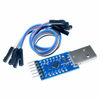 Picture of HiLetgo 2pcs CP2104 Module USB to TTL UART 6PIN Module Serial Converter CP2104 STC PRGMR Replace CP2102 with Dupont Cables