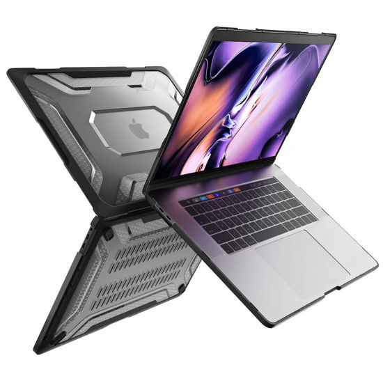 Picture of SUPCASE [Unicorn Beetle Series] Case Designed for MacBook Pro 16 inch A2141 (2019 Release), Slim Rubberized TPU Bumper Cover with Touch Bar and Touch ID (Black)