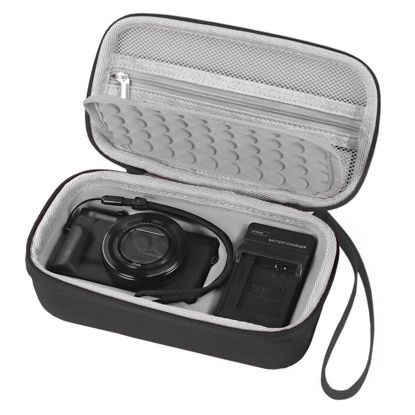 Picture of Seracle Camera Bag Carrying Case Compatible with Canon G7X Mark III/ G7X Mark II Digital Camera, Hard Bag Suitable for Travel and Home Storage (Black)