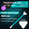 Picture of Aocii 20pcs Full Frame Camera Sensor Cleaning kit, Camera Lens Cleaning Solution, 24mm Sensor Cleaning Swab, 30ml Sensor Cleaner, for Sony Nikon Canon FF CCD CMOS (Dust-Free Vacuum Packaging)