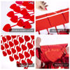 Picture of LOLStar 3 Pack Valentine's Day Foil Curtain,Valentines Day Party Decoration,3.3x6.6 ft Red Heart Shape Tinsel Fringe Curtain Valentines Photo Backdrop,Streamer Backdrop for Birthday,Engagement,Wedding