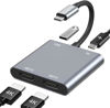 Picture of USB C to Dual HDMI Adapter, 4 in 1 USB C Hub Multiport Adapter with Dual HDMI, USB 3.0, 100W PD Charging, Laptop Dual Monitor Adapter Support USB C to HDMI Splitter Extended Display for USB C Device