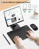Picture of Enituo Wireless Bluetooth Keyboard & Stand Holder for Samsung Galaxy Z Fold 6 5 4 & Pixel Fold, Portable Travel Keyboard Set for Tablet iPad Mini, Adjustable Foldable Desk Holder + Stylus Pen + Mouse
