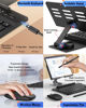 Picture of Enituo Wireless Bluetooth Keyboard & Stand Holder for Samsung Galaxy Z Fold 6 5 4 & Pixel Fold, Portable Travel Keyboard Set for Tablet iPad Mini, Adjustable Foldable Desk Holder + Stylus Pen + Mouse