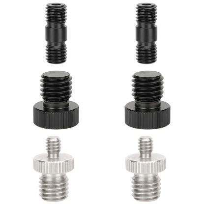 Picture of CAMVATE 1/4"-20 to M12 & M12 to M12 Assorted Adapter Set for 15mm Rods Railblock System - 3128