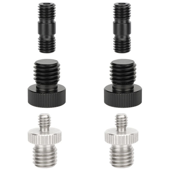 Picture of CAMVATE 1/4"-20 to M12 & M12 to M12 Assorted Adapter Set for 15mm Rods Railblock System - 3128