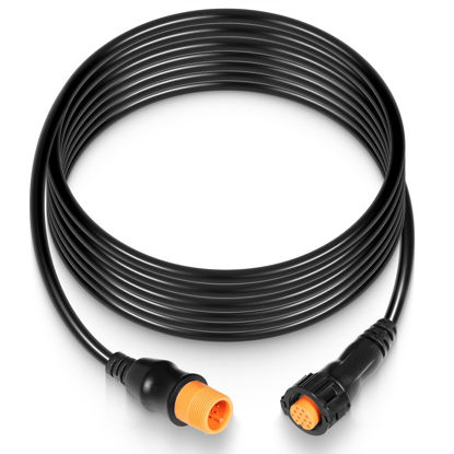 Picture of Replacement for Garmin 010-11617-32 Extension Cable 12-Pin, Compatible with 12-Pin Garmin Scanning Transducers, 12-Pin Airmar Transducers with XID, ECHOMAP, STRIKER, LiveScope, GPSMAP Series (10 Feet)