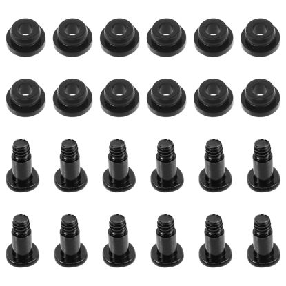 Picture of 24 Pcs Hard Disk Drive Screws Hard Drive Screws and Shock Absorption Rubber Washer Kit Hard Drive Mounting Screws for 3.5 inch Hard Disk Drive Mounting Accessories