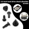 Picture of 24 Pcs Hard Disk Drive Screws Hard Drive Screws and Shock Absorption Rubber Washer Kit Hard Drive Mounting Screws for 3.5 inch Hard Disk Drive Mounting Accessories