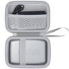 Picture of co2CREA Hard Travel Case Replacement for Fujifilm Instax Mini Link 3 2 1 Smartphone Printer (Ash White Case + Inside White)